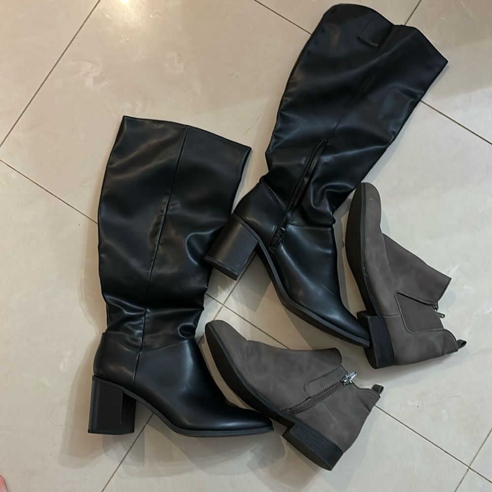 Two pairs of boots, size 11 women’s